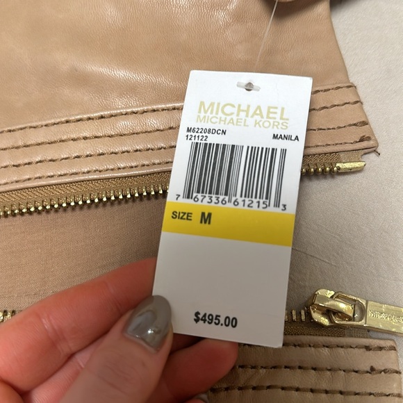 Michael Kors Vintage Leather Jacket - Picture 2 of 3